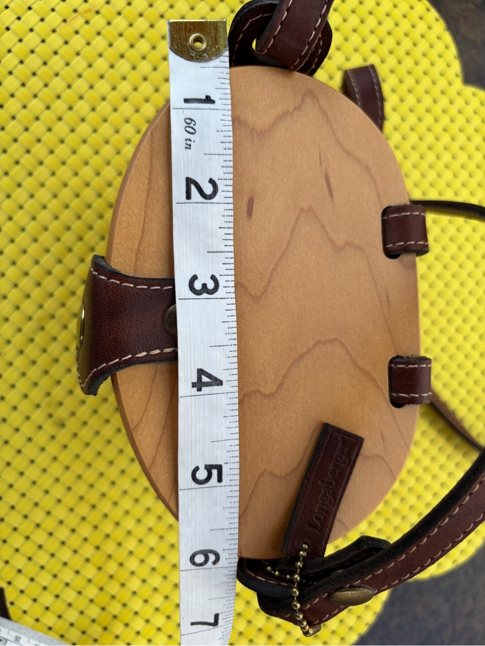 Longaberger Vintage Saddleback Crossbody Basket Purse - Picture 9 of 12